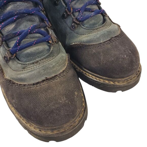RED WING SHOES Boots Mens Size 6 Blue Black Canvas Combat ANSI Z41 PT91 Workwear main image 7